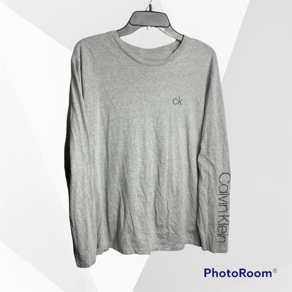 Calvin Klein Other - Calvin Klein Gray Long-Sleeved Shirt Men L